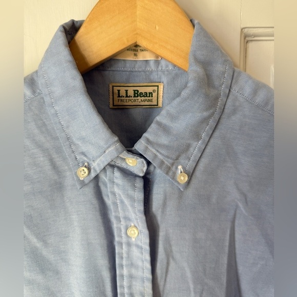 Vintage LL Bean Tailoring Button Down Dress Shirt - Picture 2 of 4